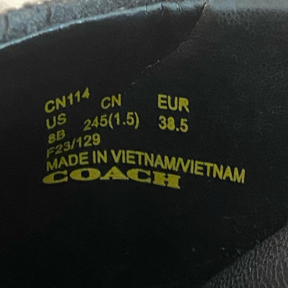 Coach Women's Hadley Felt Slipper 8b - Picture 3 of 8